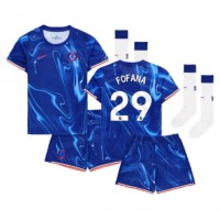 Fotbalové Dres Chelsea Wesley Fofana #29 Dětské Domácí 2024-25 Krátký Rukáv (+ trenýrky)